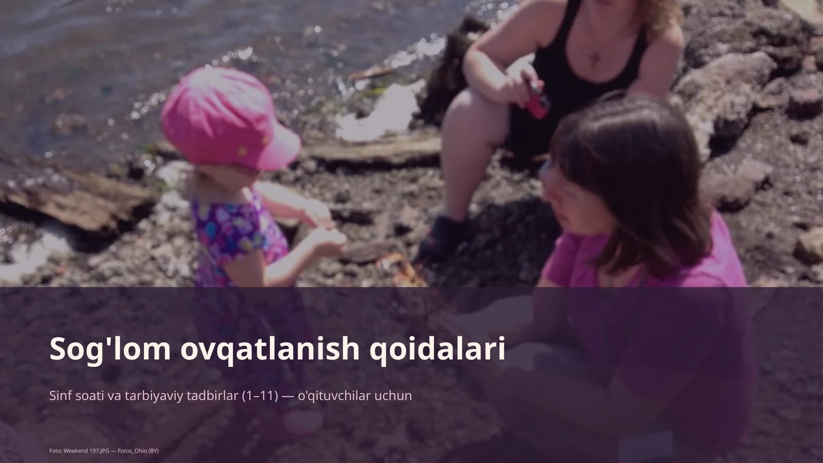 Sog'lom ovqatlanish qoidalari