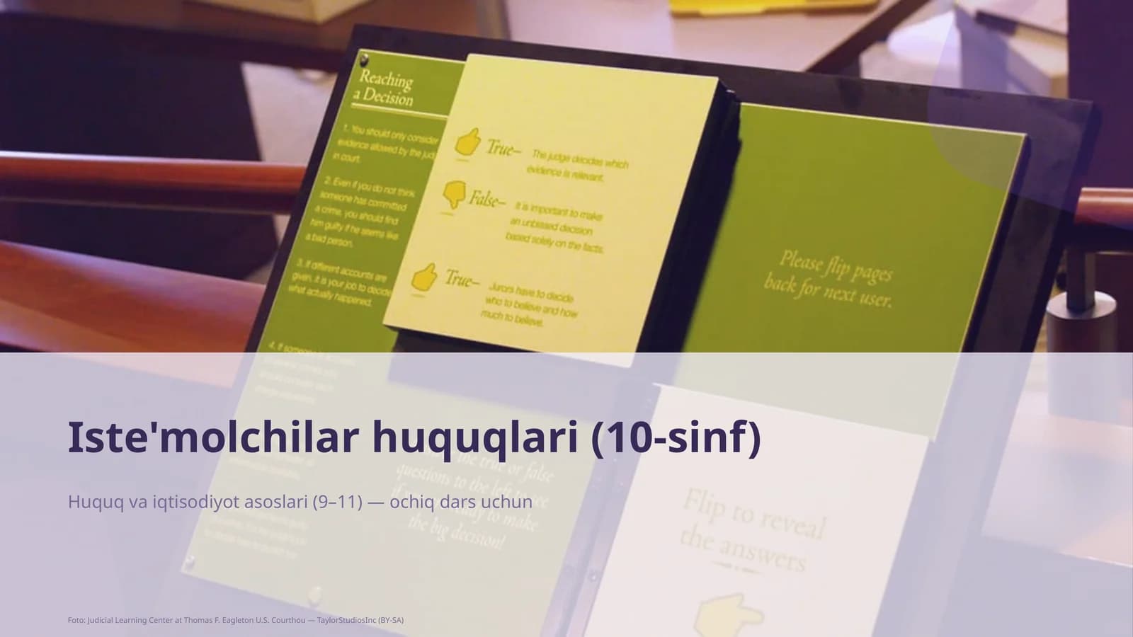 Iste'molchilar huquqlari (10-sinf)