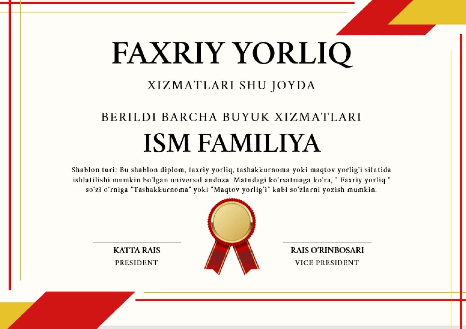 FAXRIY YORLIQ