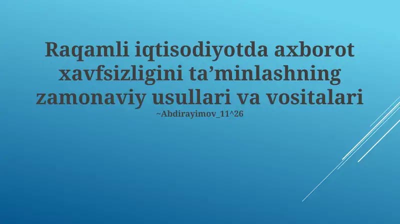 Xavfsizlik Axboroti va Voqea Boshqaruvi (XAVB)