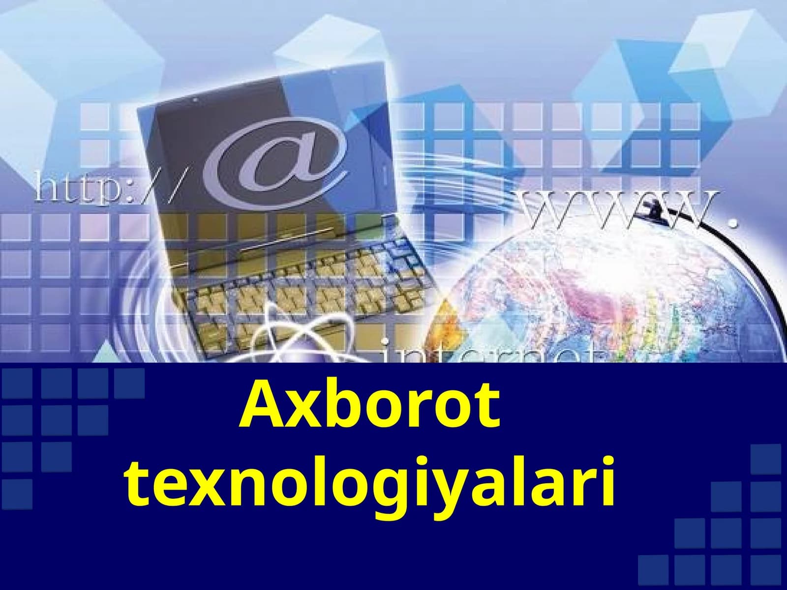 Axborot texnologiyalari