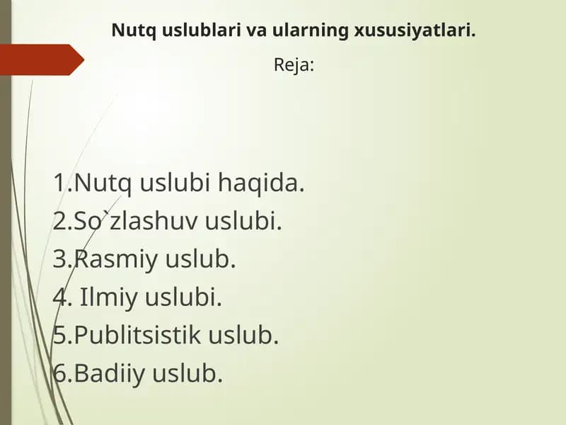 Nutq uslubi