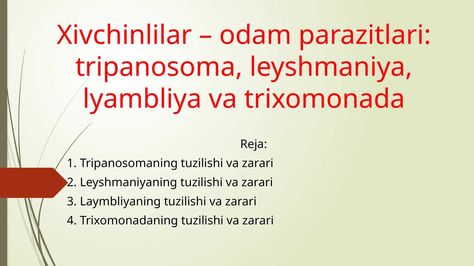 Xivchinlilar–odamparazitlari