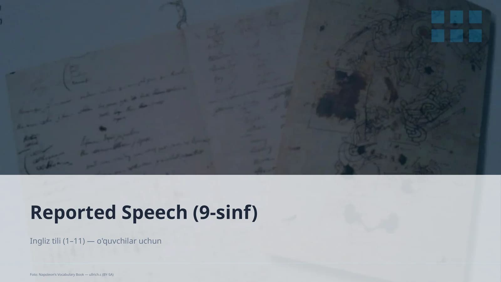 Reported Speech (9-sinf)