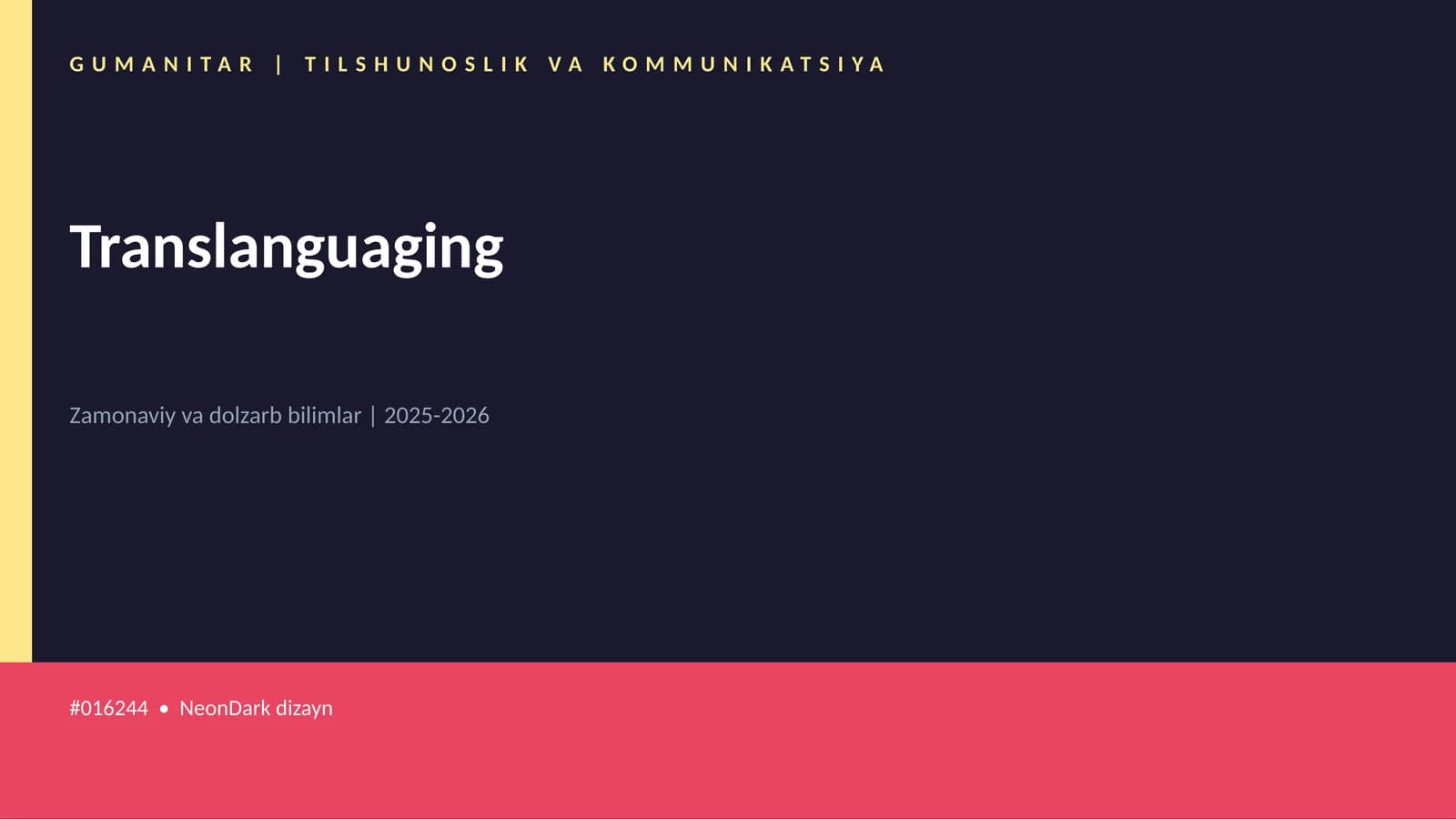 Translanguaging