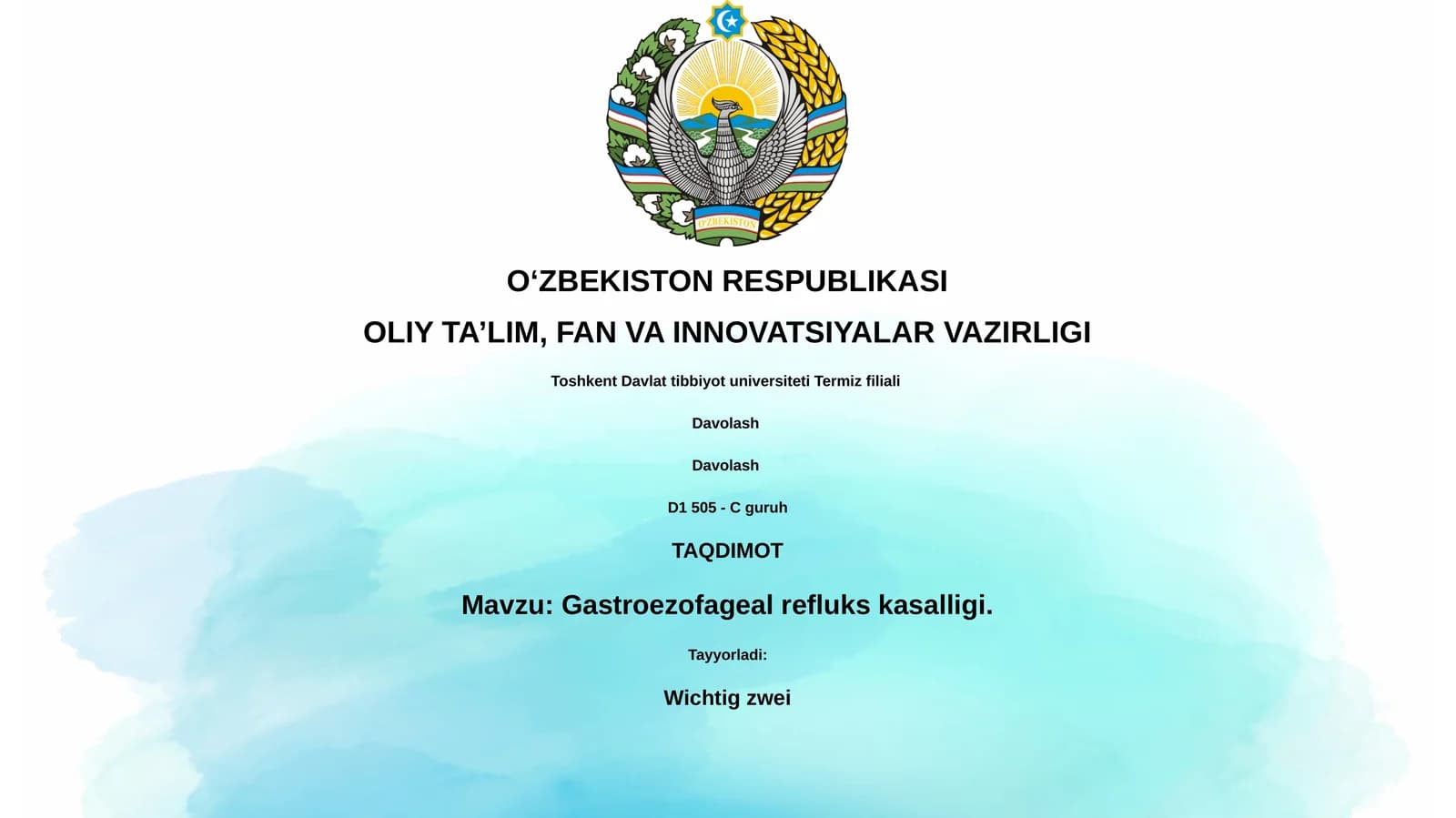 Gastroezofageal refluks kasalligi