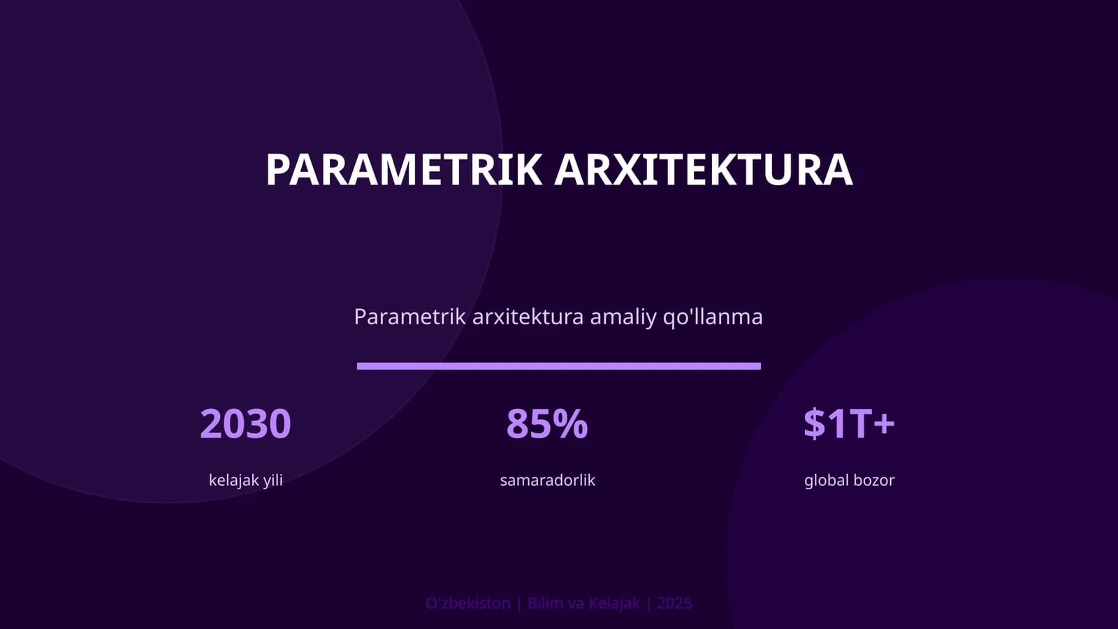 Parametrik arxitektura