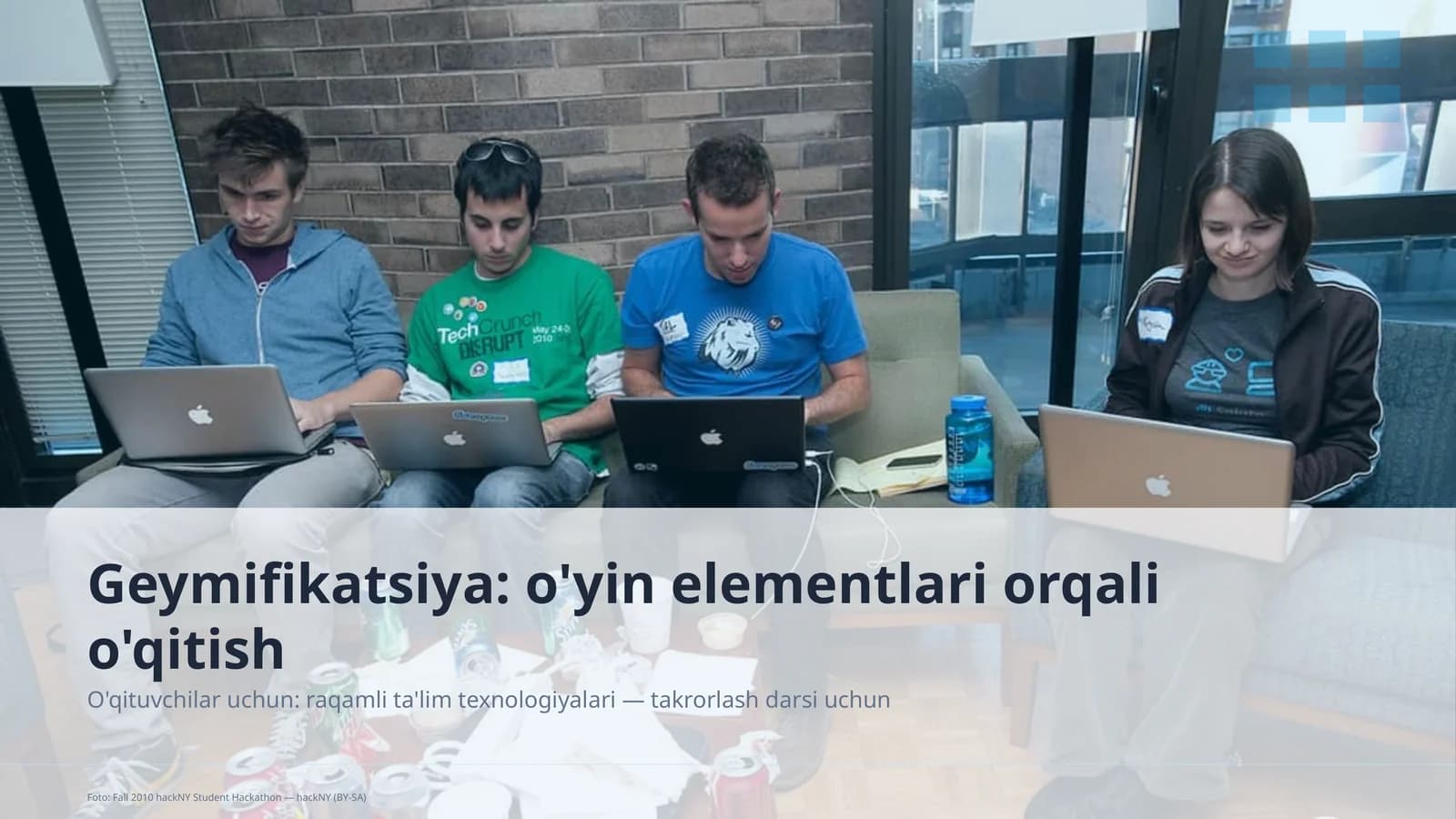 Geymifikatsiya: o'yin elementlari orqali o'qitish