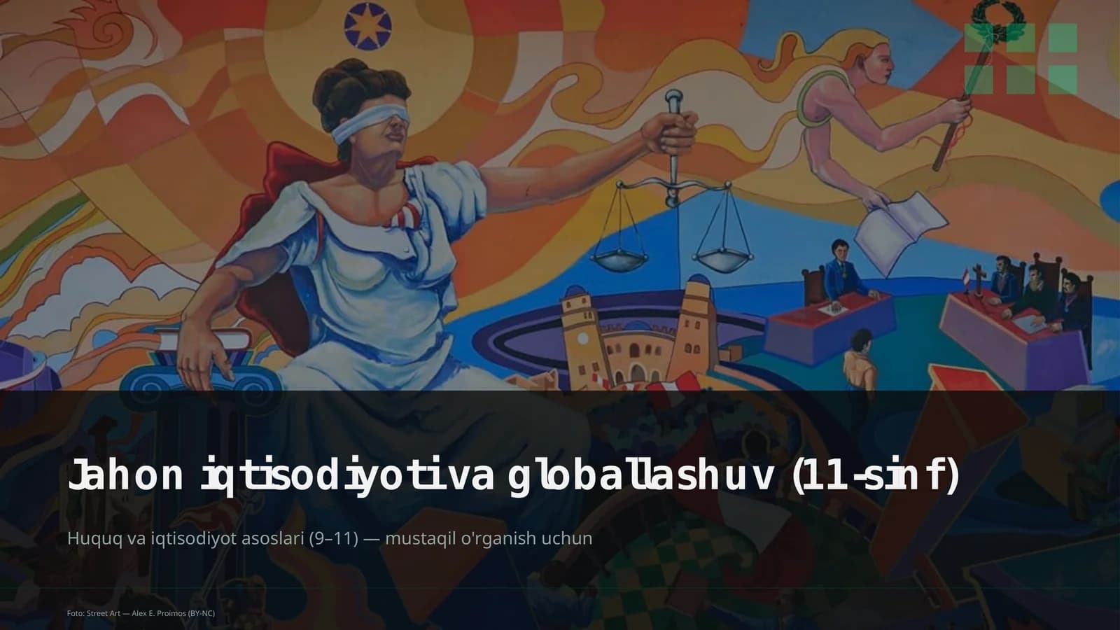 Jahon iqtisodiyoti va globallashuv (11-sinf)