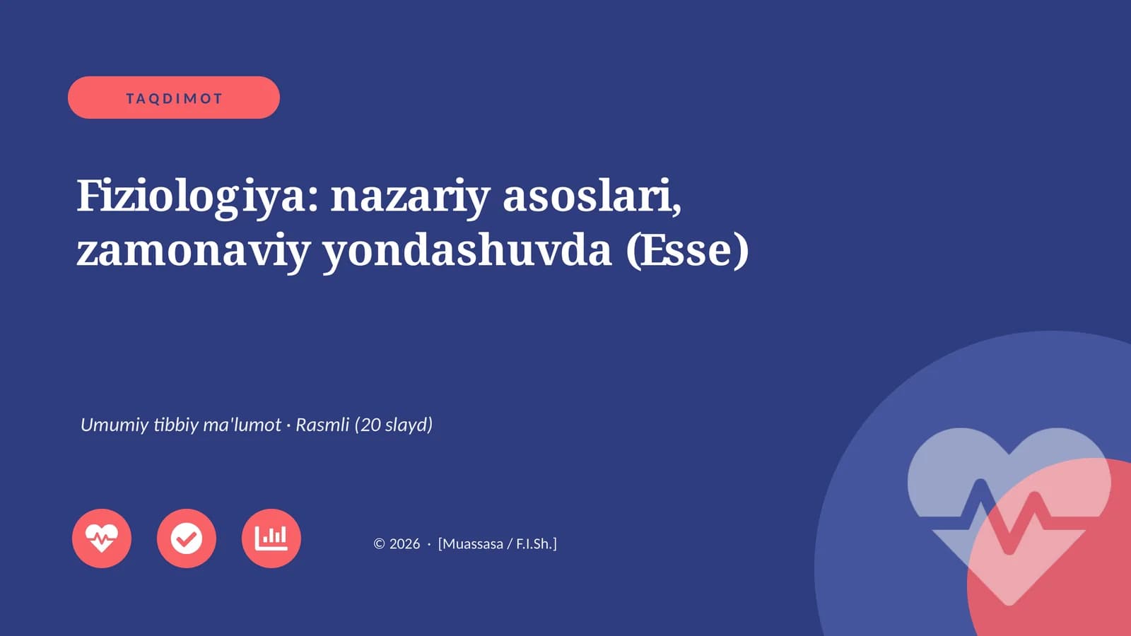 Fiziologiya: nazariy asoslari, zamonaviy yondashuvda