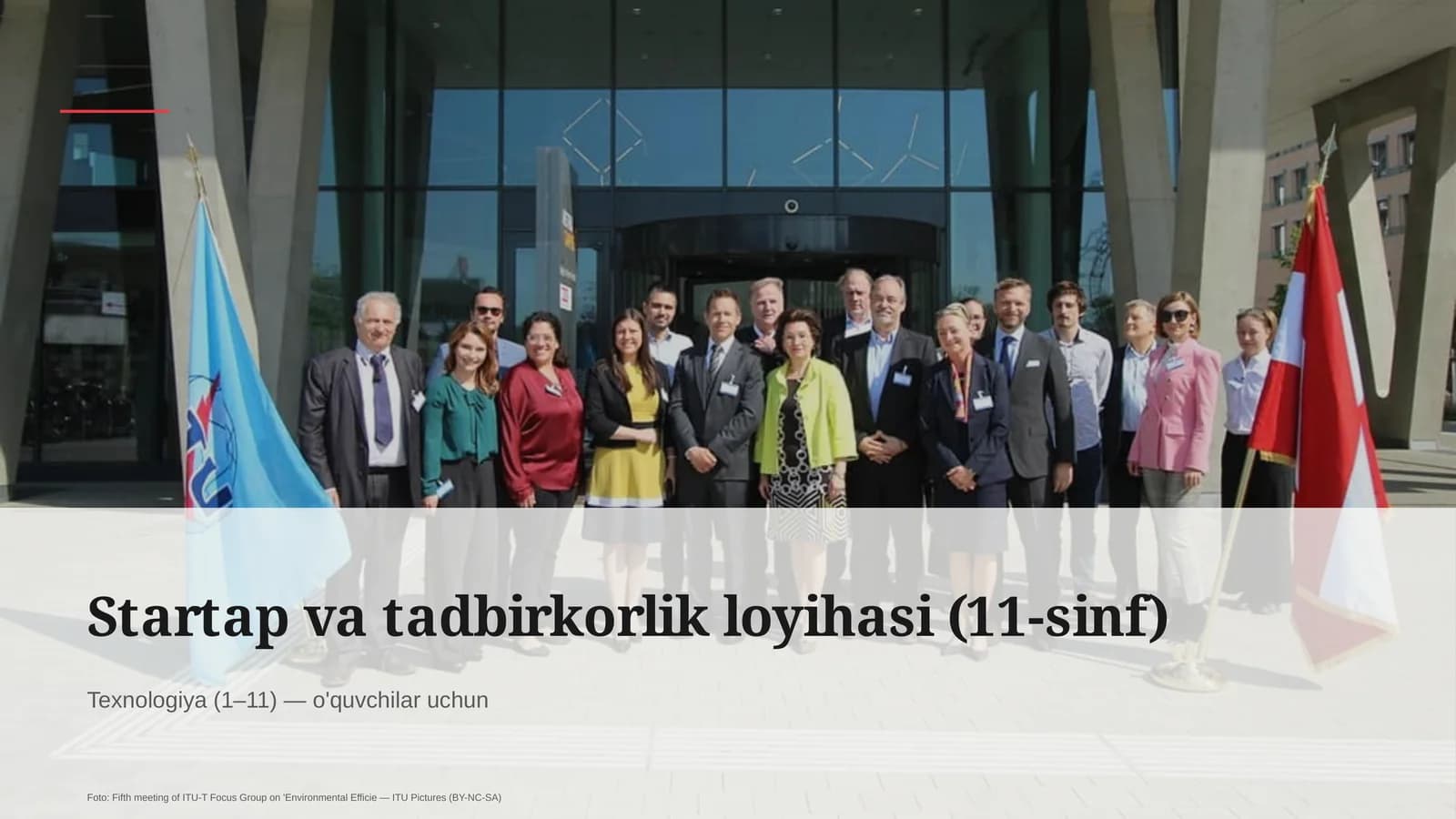 Startap va tadbirkorlik loyihasi (11-sinf)
