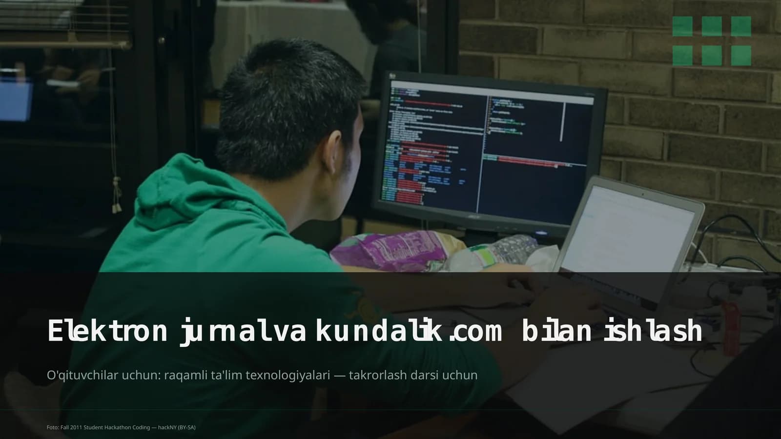 Elektron jurnal va kundalik.com bilan ishlash
