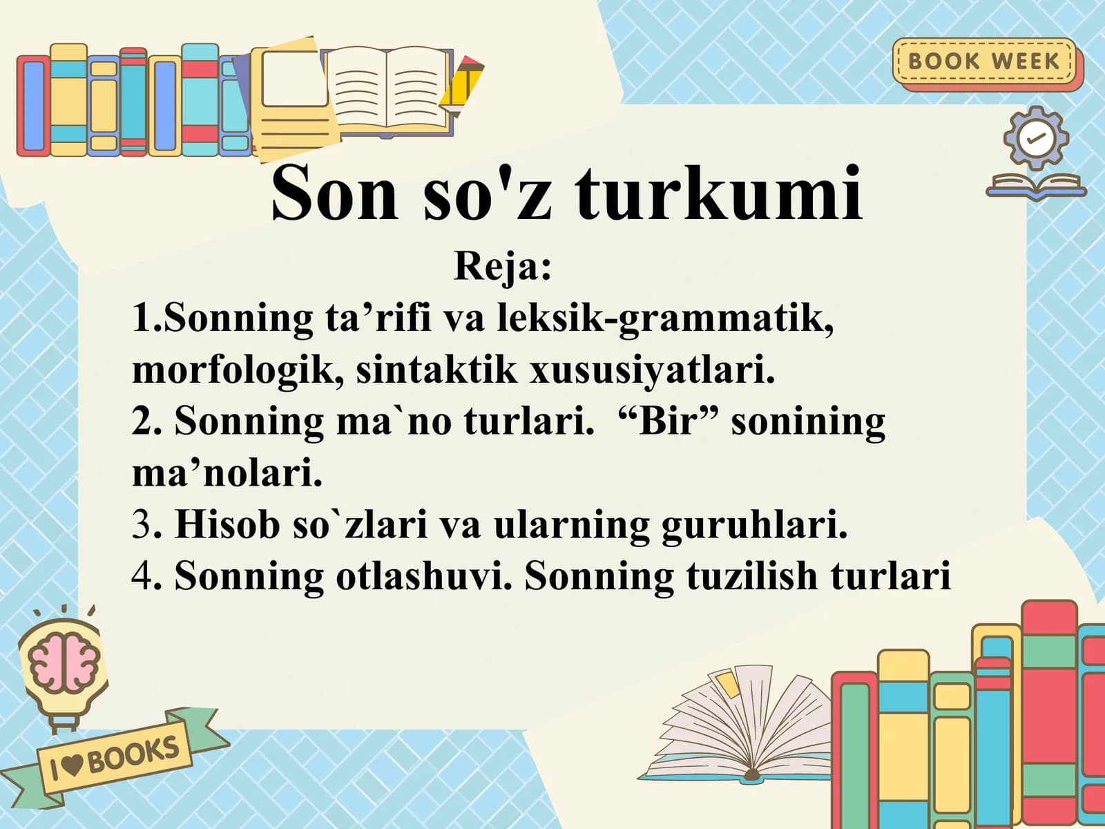 Son so'z turkumi