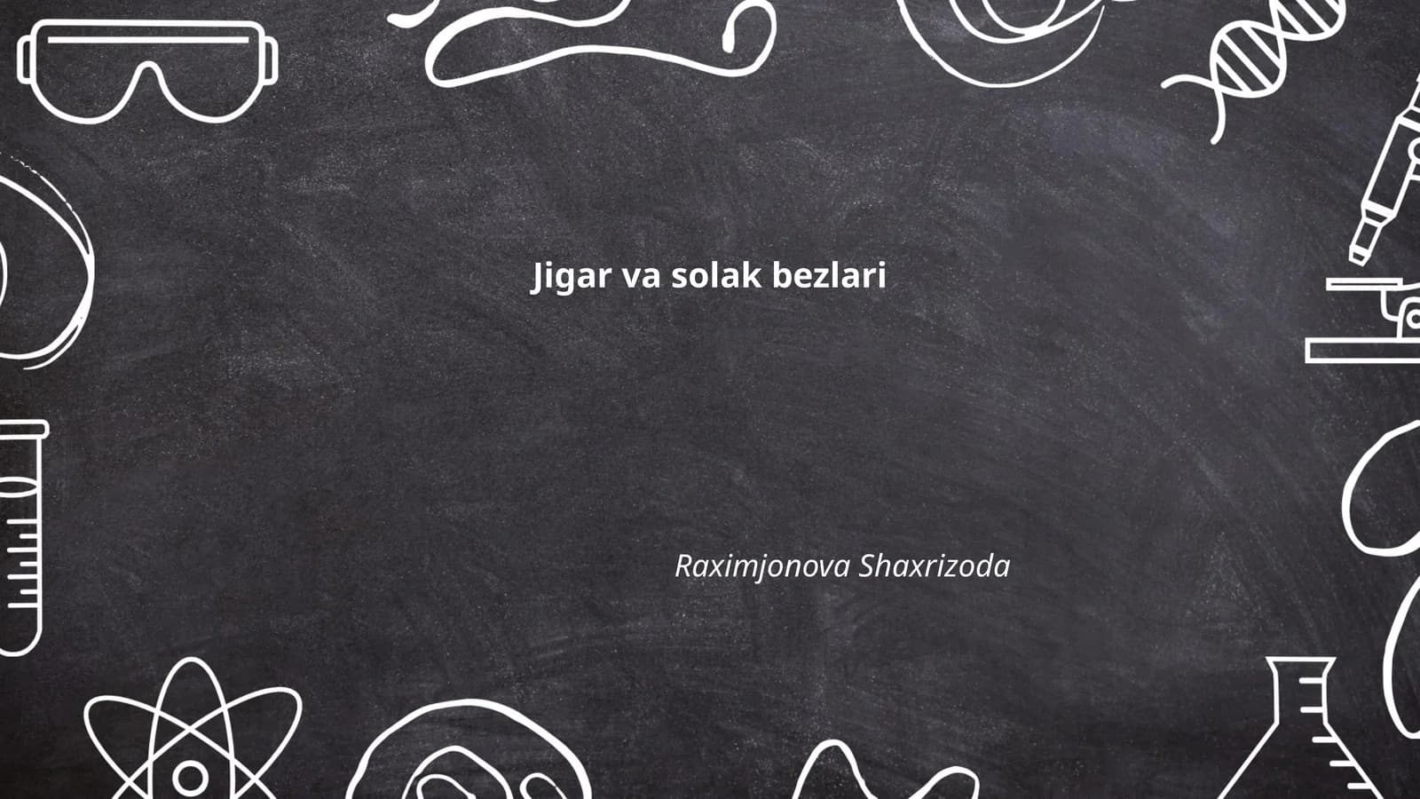 Jigar va solak bezlari