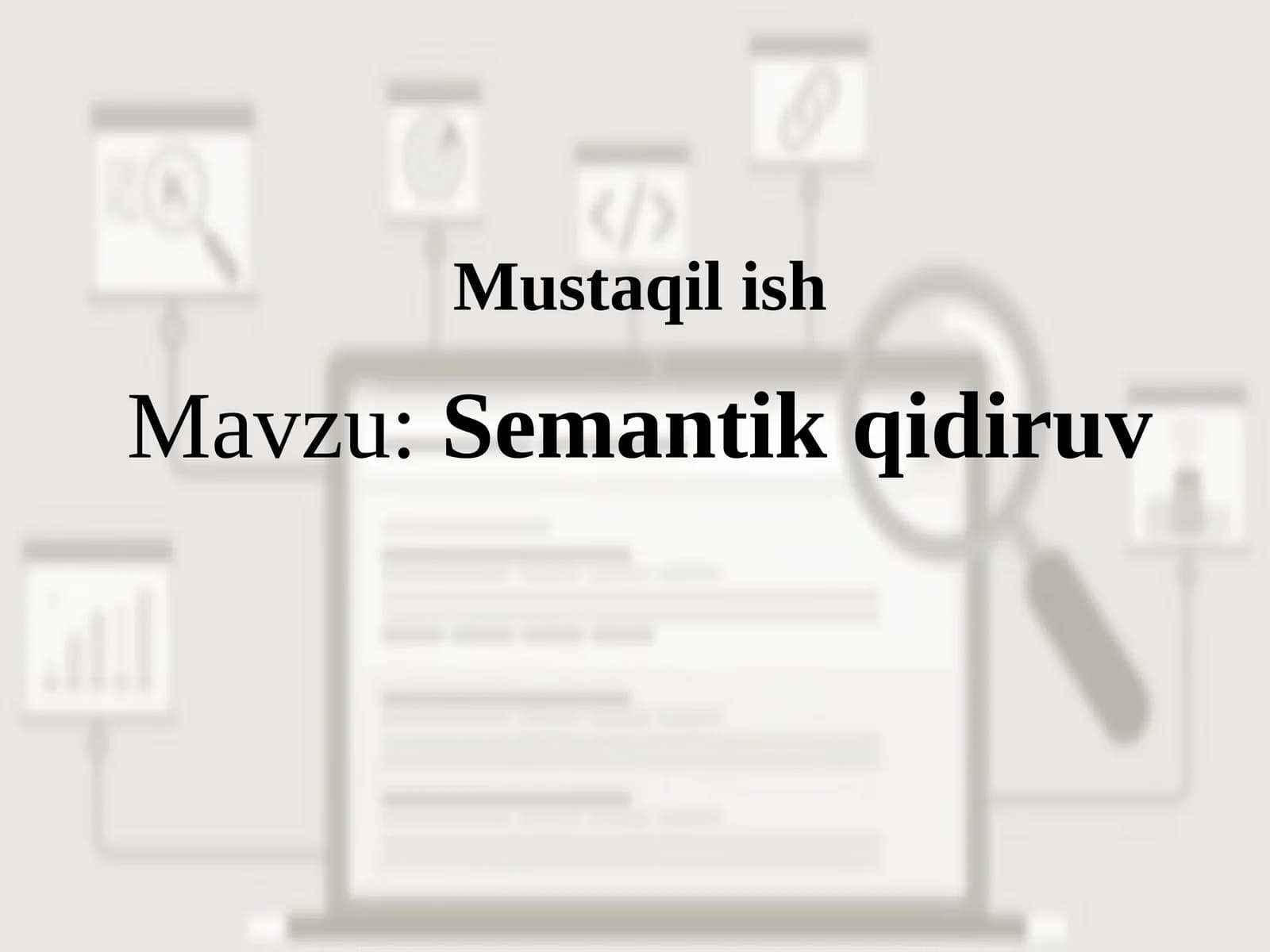 Semantik qidiruv