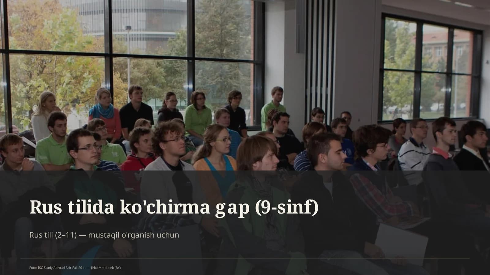 Rus tilida ko'chirma gap (9-sinf)