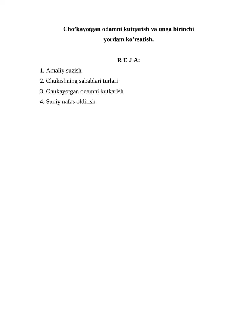 Chukishning sabablari turlari