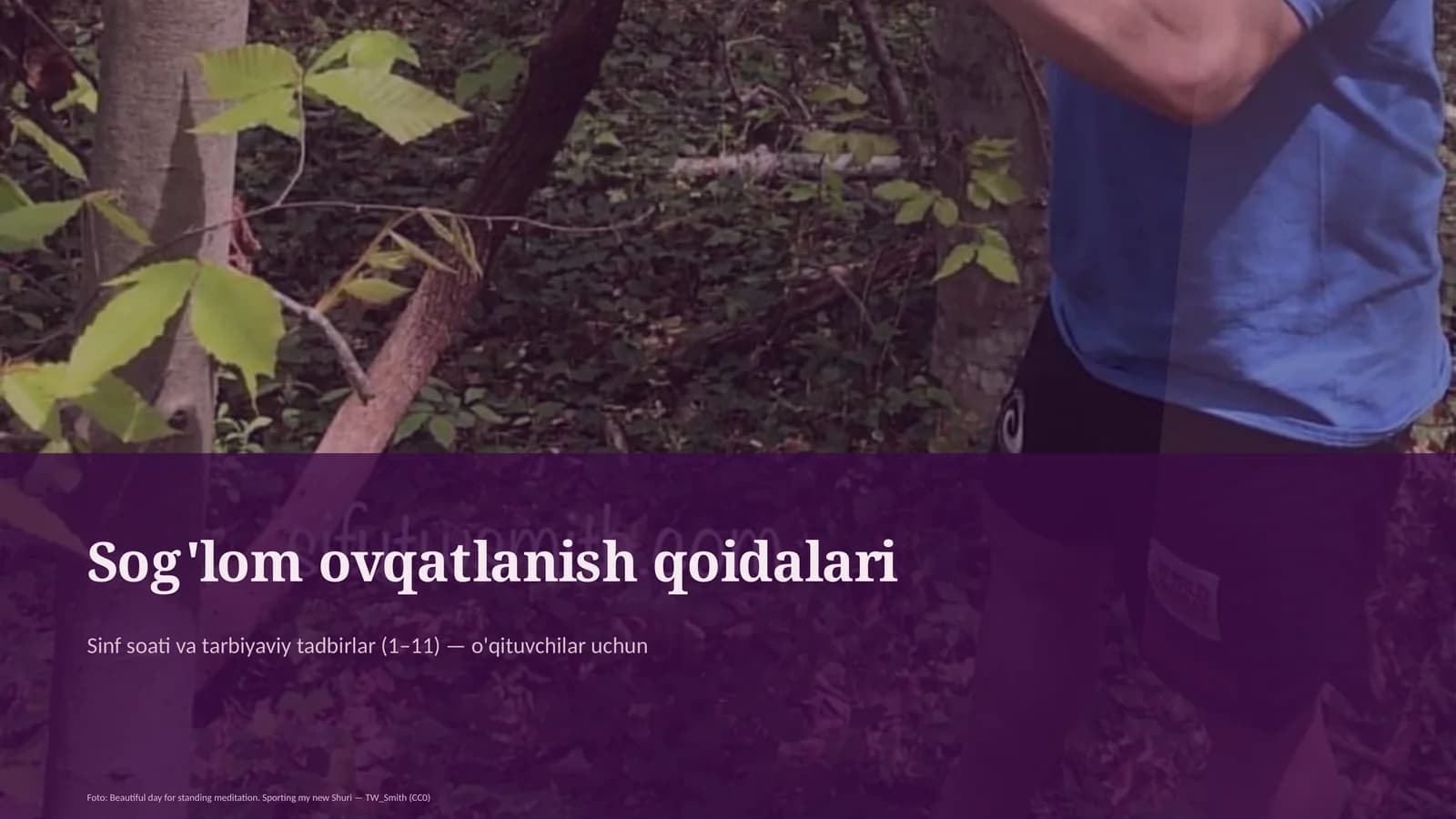 Sog'lom ovqatlanish qoidalari