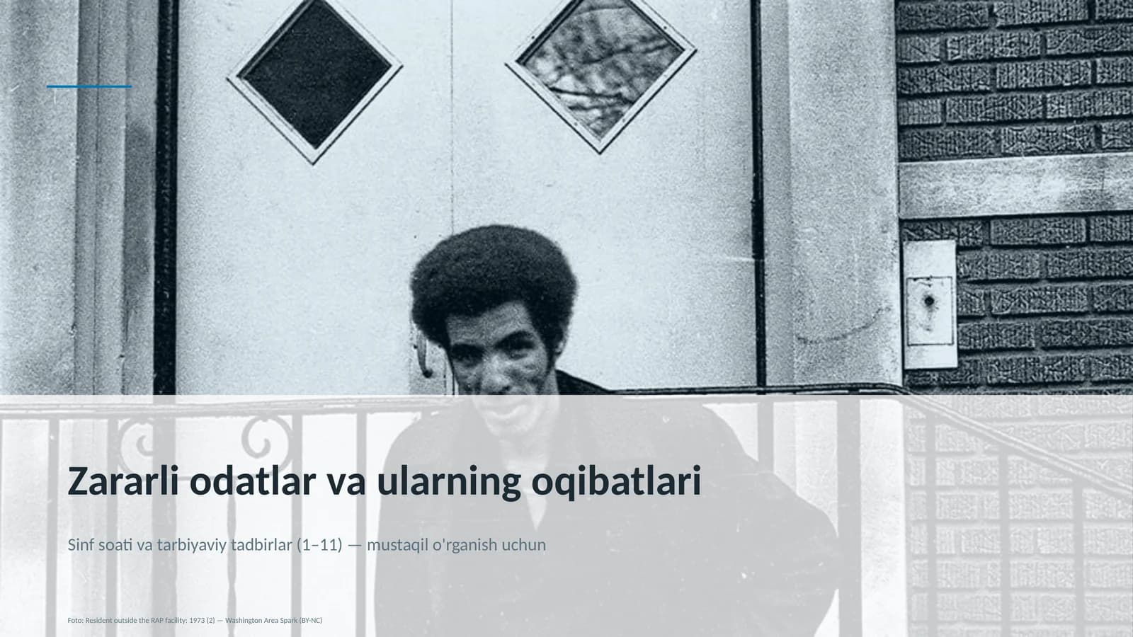 Zararli odatlar va ularning oqibatlari