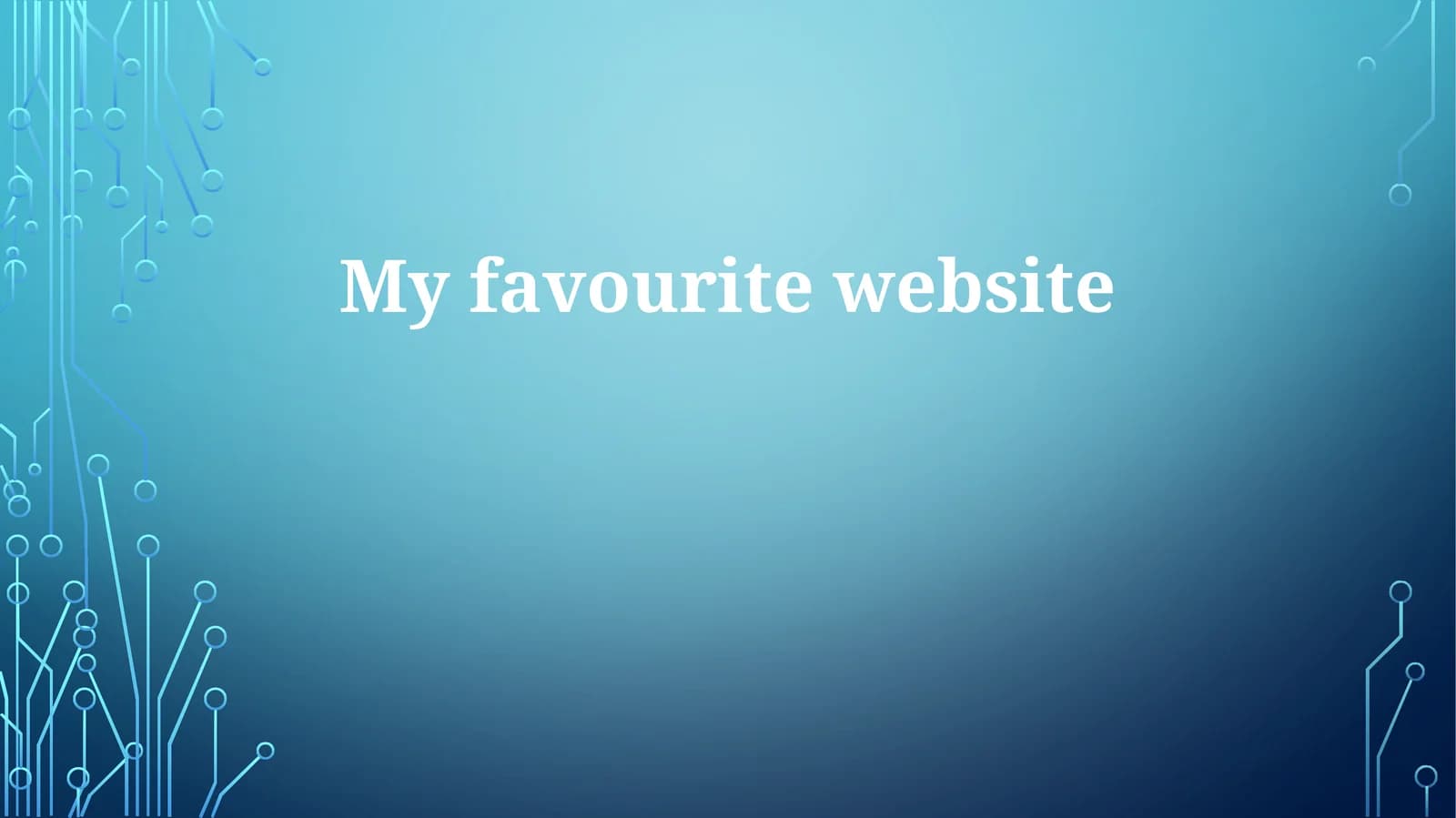 Myfavouritewebsite