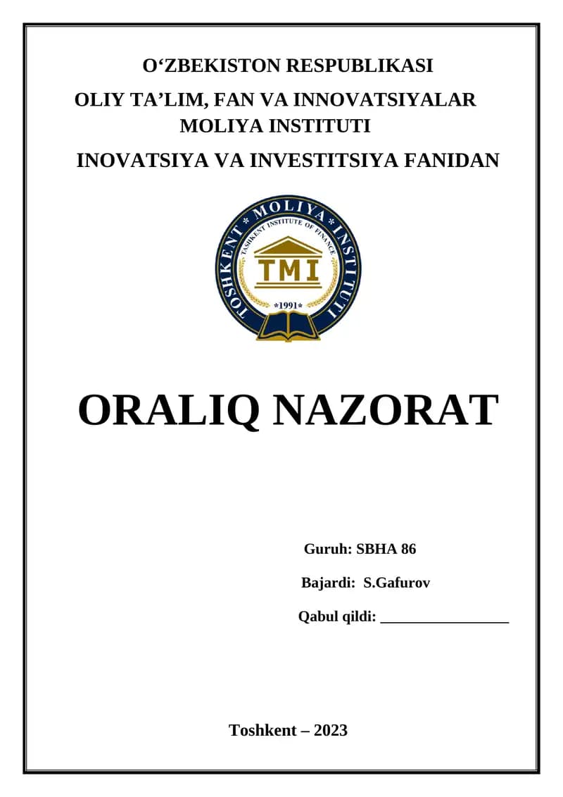 Iqtisodiyotning real sektori