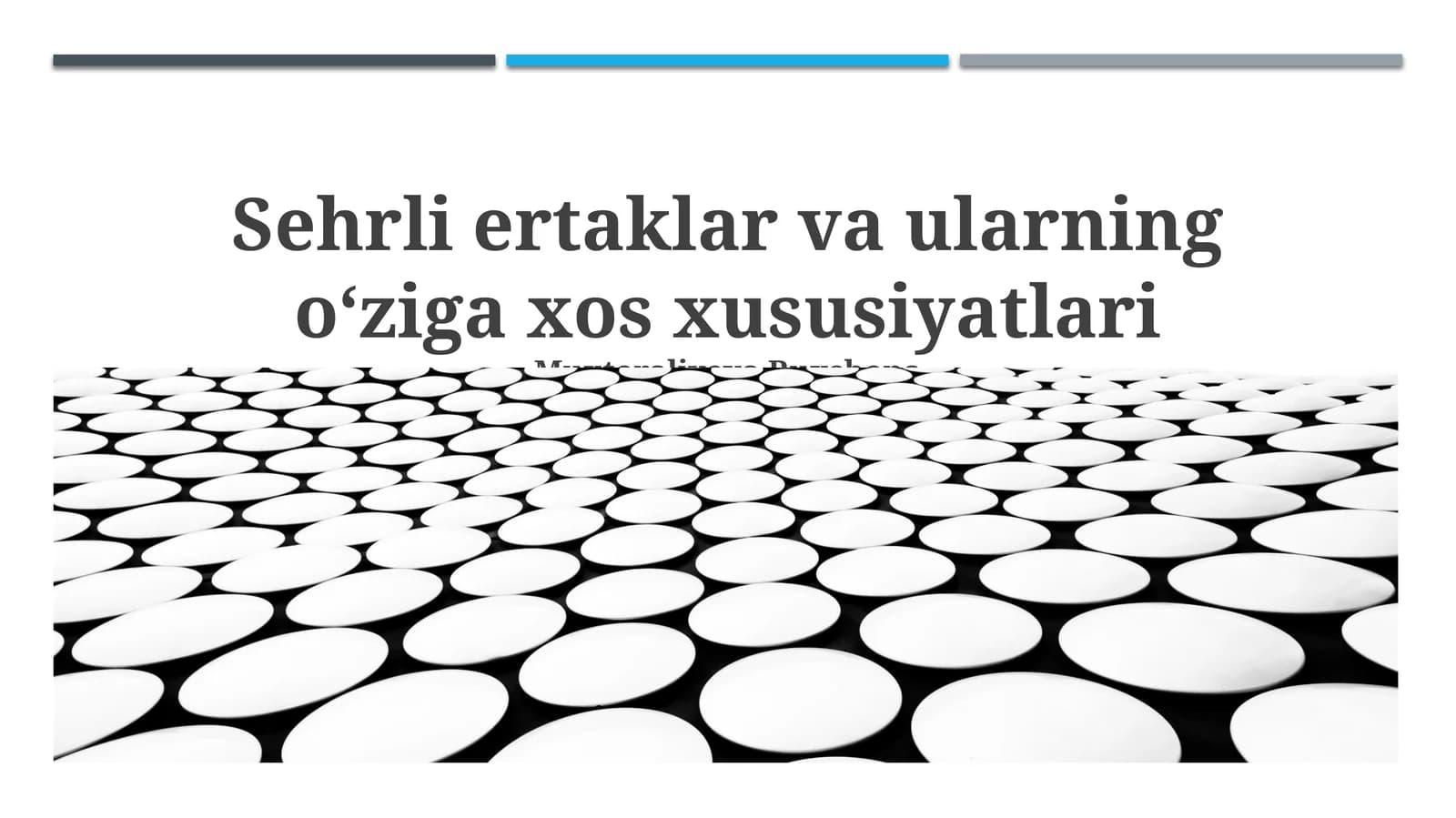 Sehrli ertaklar va ularning oʻziga xos xususiyatlari