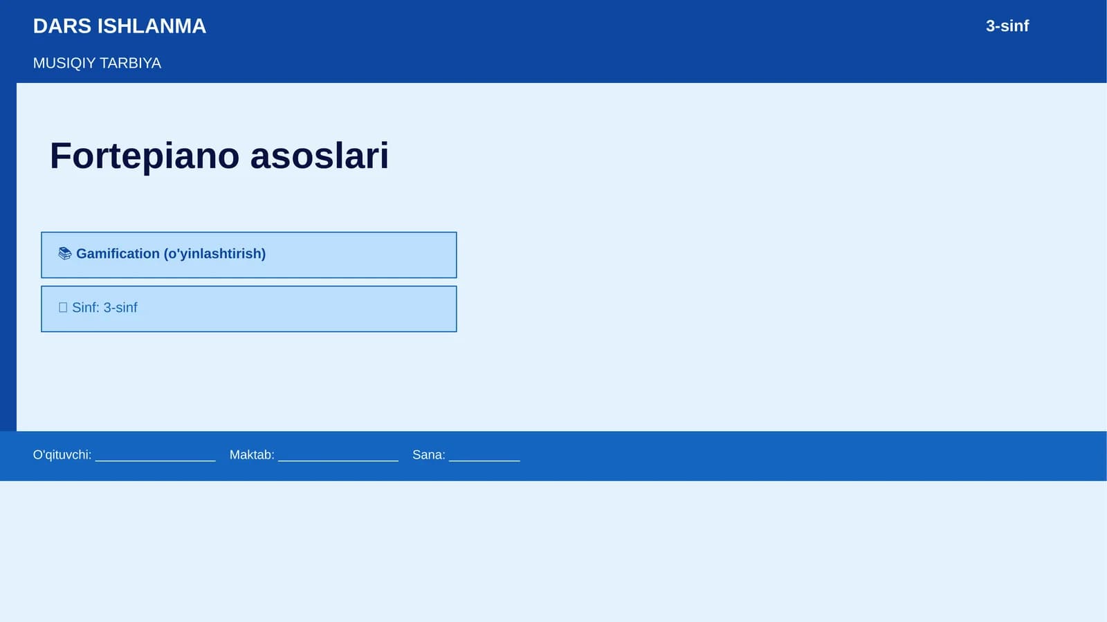 Fortepiano asoslari