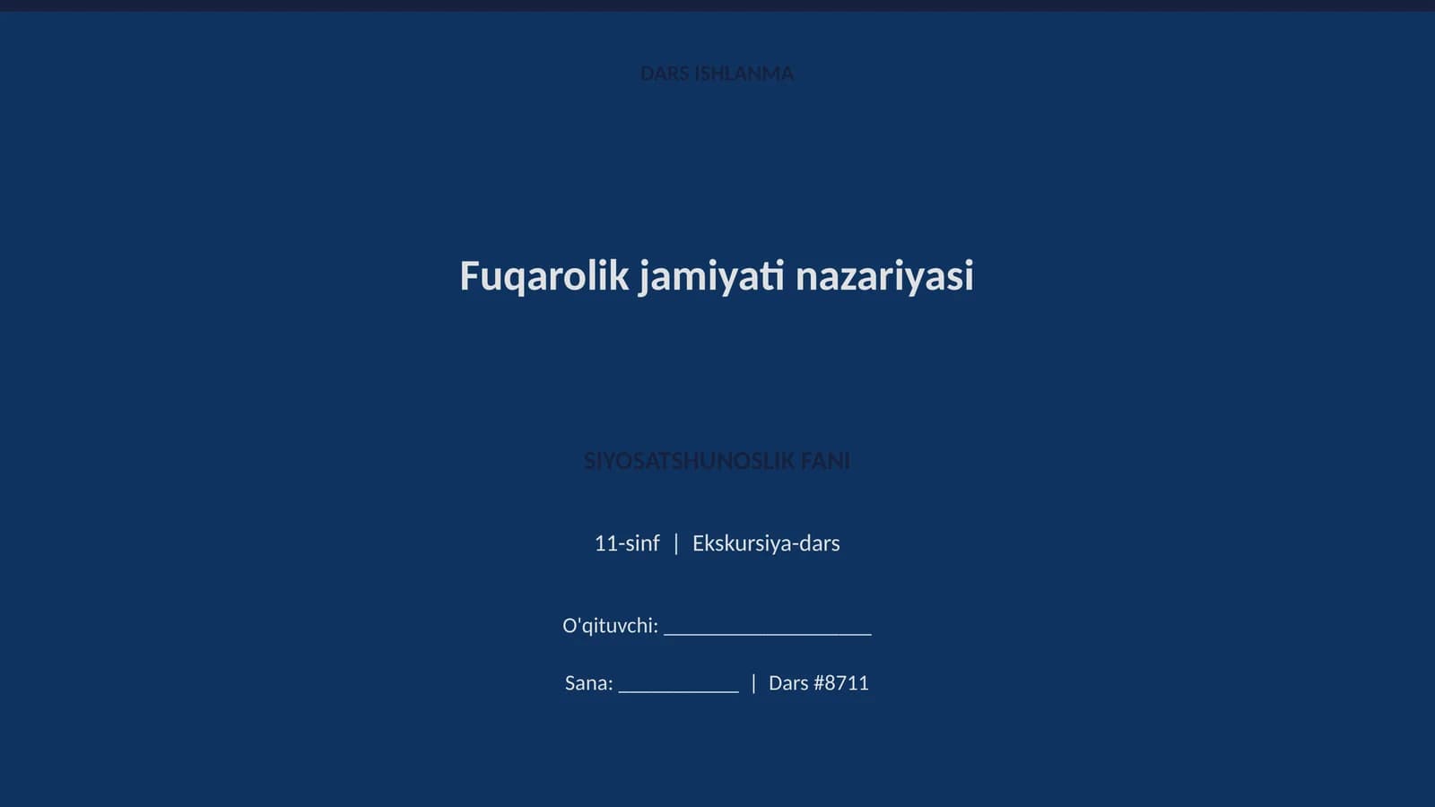 Fuqarolik jamiyati nazariyasi