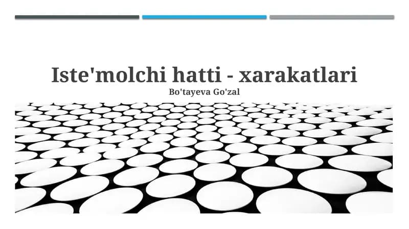 Iste'molchi xulq-atvoriga ta'sir etuvchi omillar