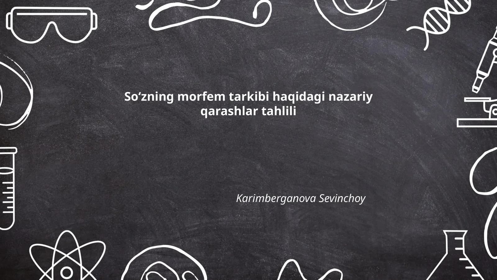 Soʻzning morfem tarkibi haqidagi nazariy qarashlar tahlili