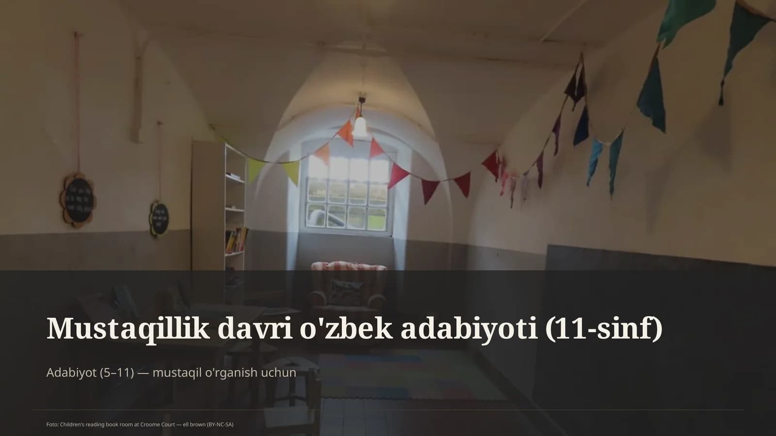 Mustaqillik davri o'zbek adabiyoti (11-sinf)