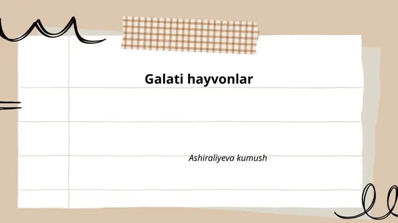 Galati hayvonlar