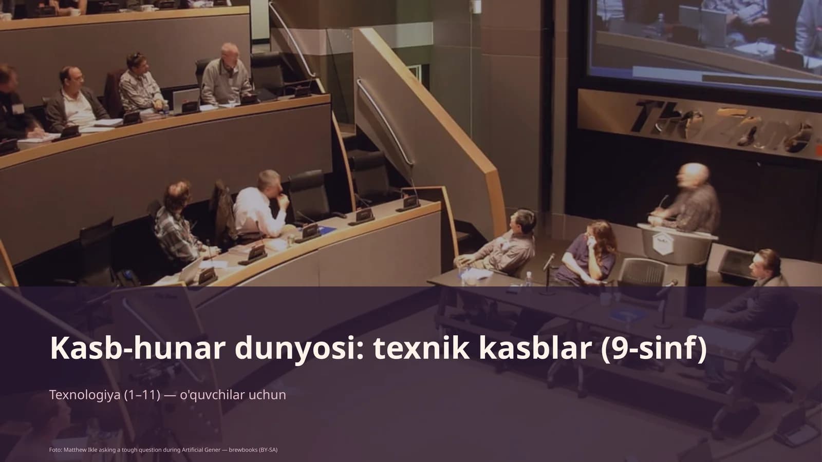 Kasb-hunar dunyosi: texnik kasblar (9-sinf)
