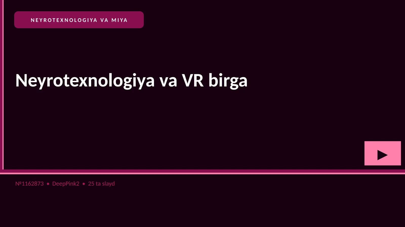 NEYROTEXNOLOGIYA VA MIYA