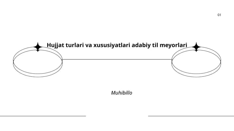 Hujjat turlari va xususiyatlari adabiy til meyorlari