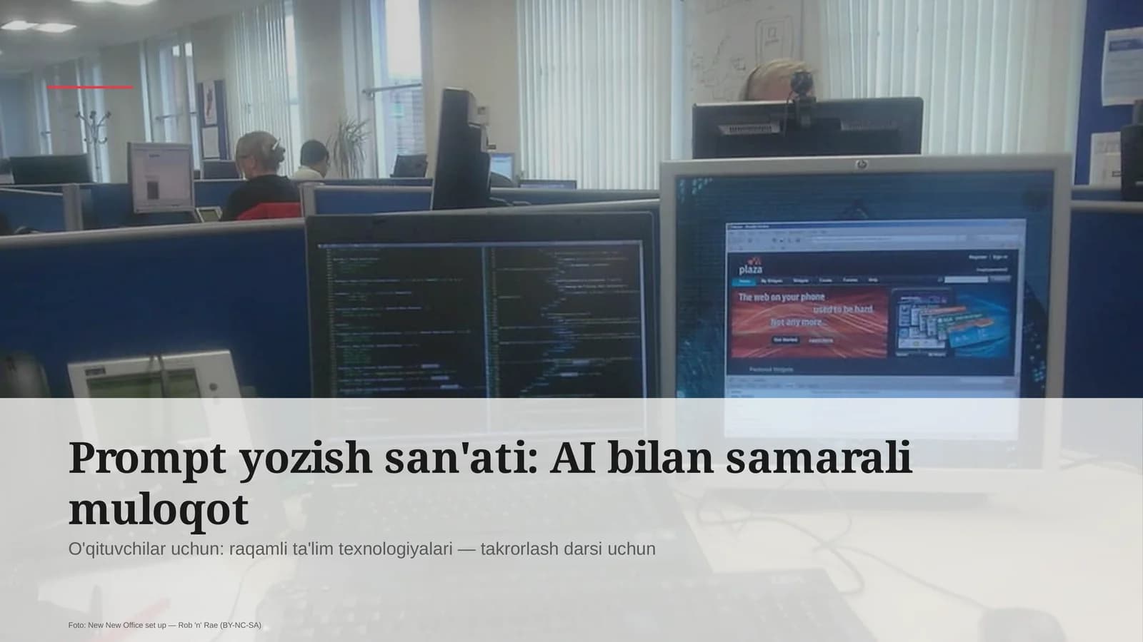 Prompt yozish san'ati: AI bilan samarali muloqot