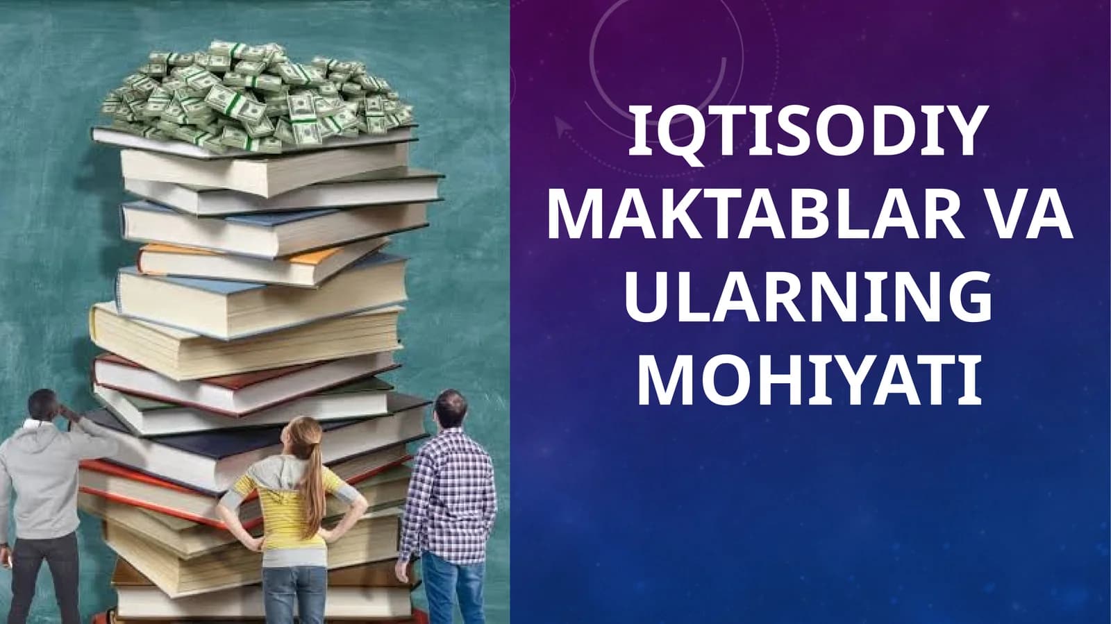 Iqtisodiymaktablarvaularningmohiyati