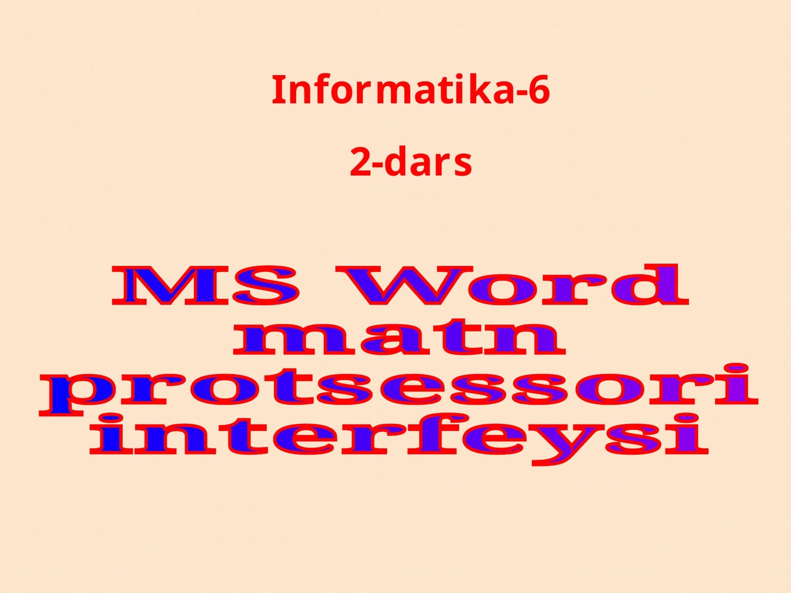 Matn Protsessorlari