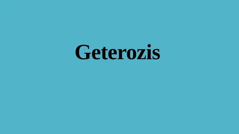Geterozis