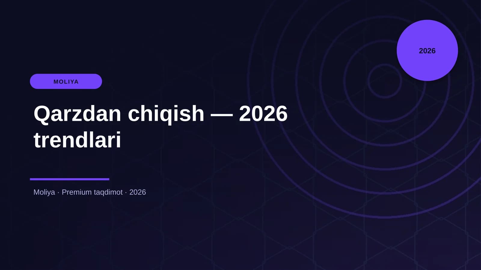Qarzdan chiqish — 2026 trendlari