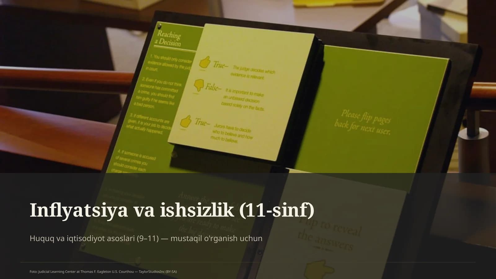 Huquq va iqtisodiyot asoslari (9–11)