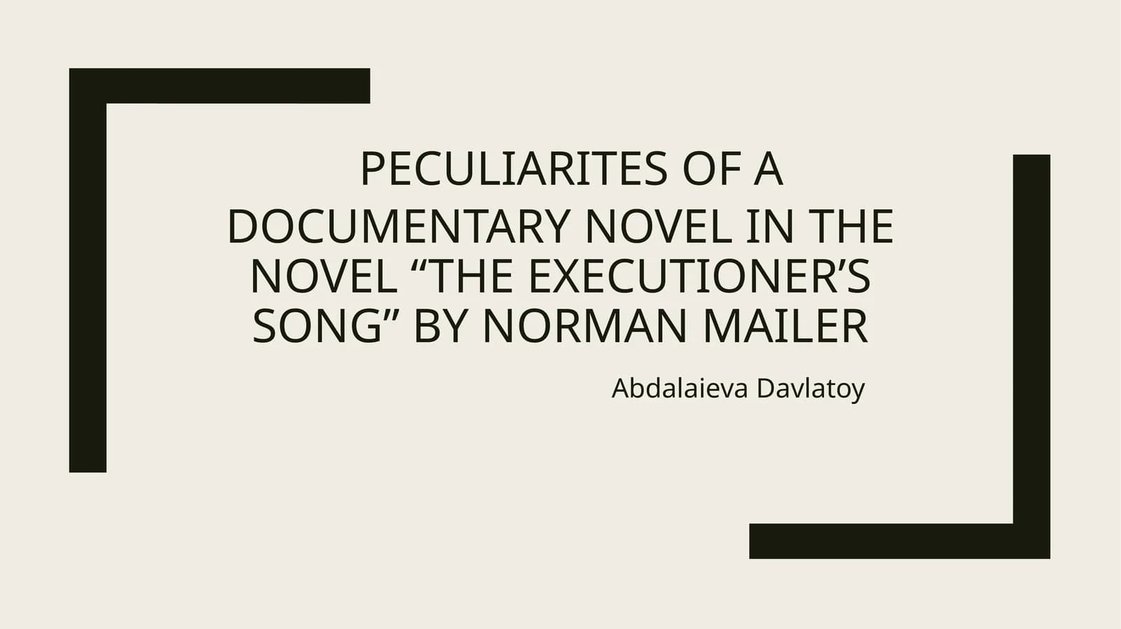 The Executioner’s Song by Norman Mailer