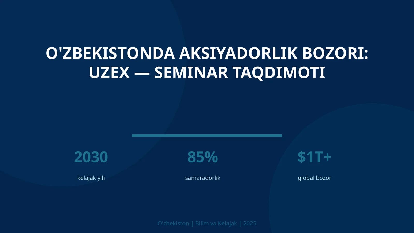UzEx — SEMINAR TAQDIMOTI