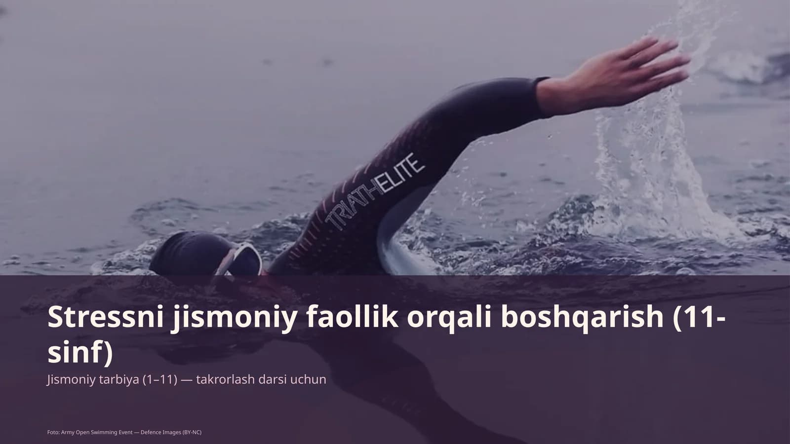 Stressni jismoniy faollik orqali boshqarish (11-sinf)