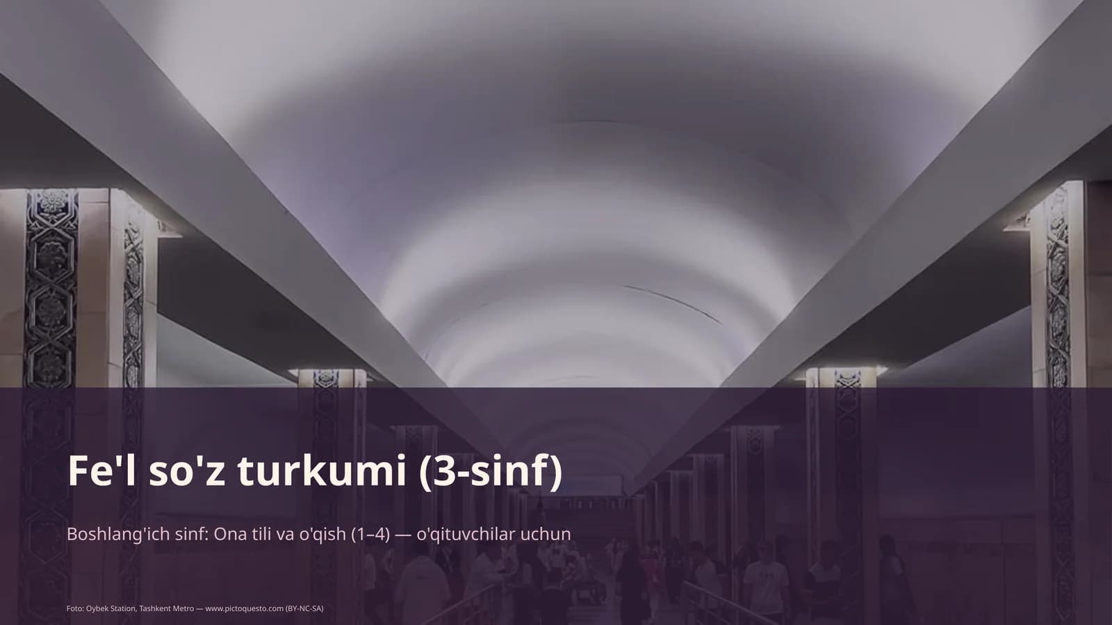 Fe'l so'z turkumi (3-sinf)
