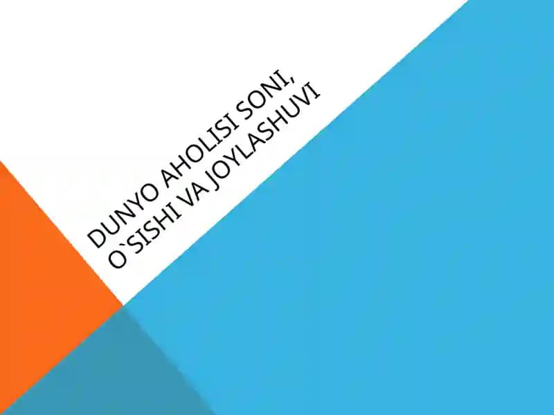 Dunyoaholisisoni,o`sishivajoylashuvi