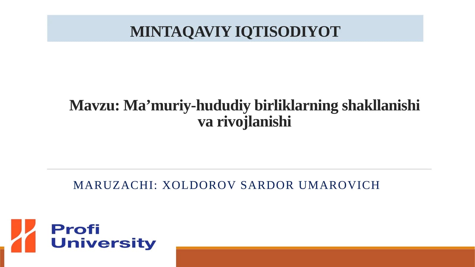 Mа’muriy-hududiybirliklаrning shakllanishi va rivojlanishi