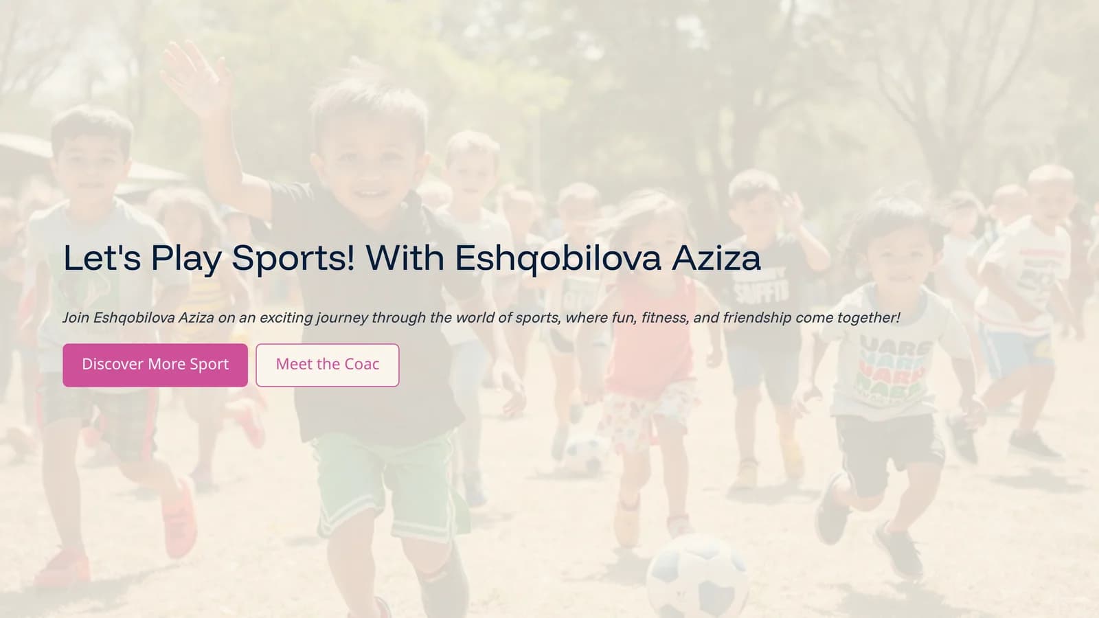 Let's Play Sports!