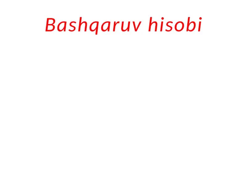 Bashqaruvhisobi