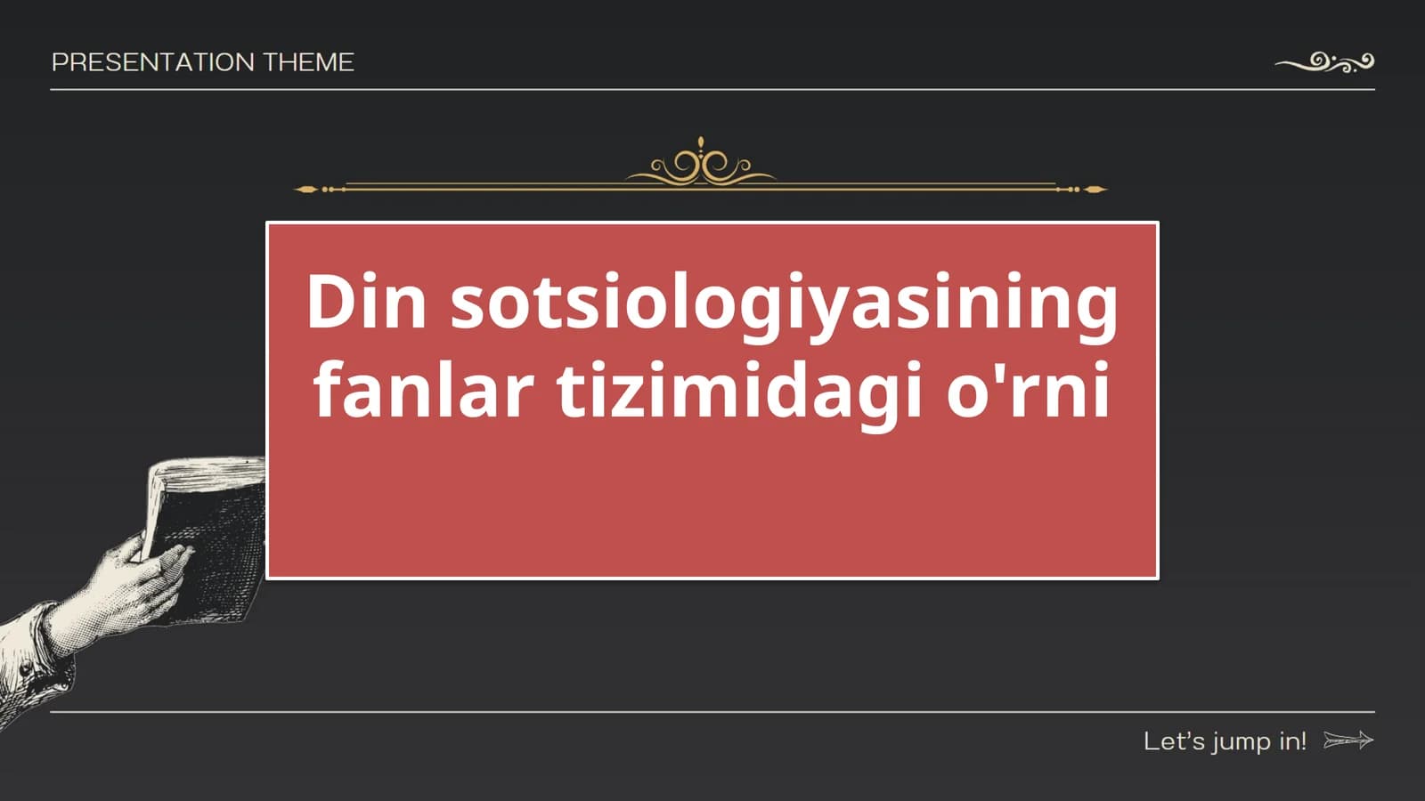 Din sotsiologiyasining fanlar tizimidagi o'rni